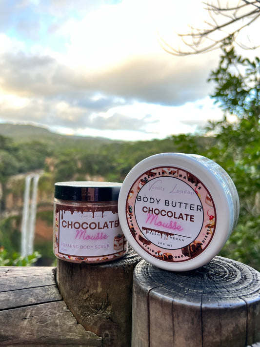 Chocolate mousse whipped body butter